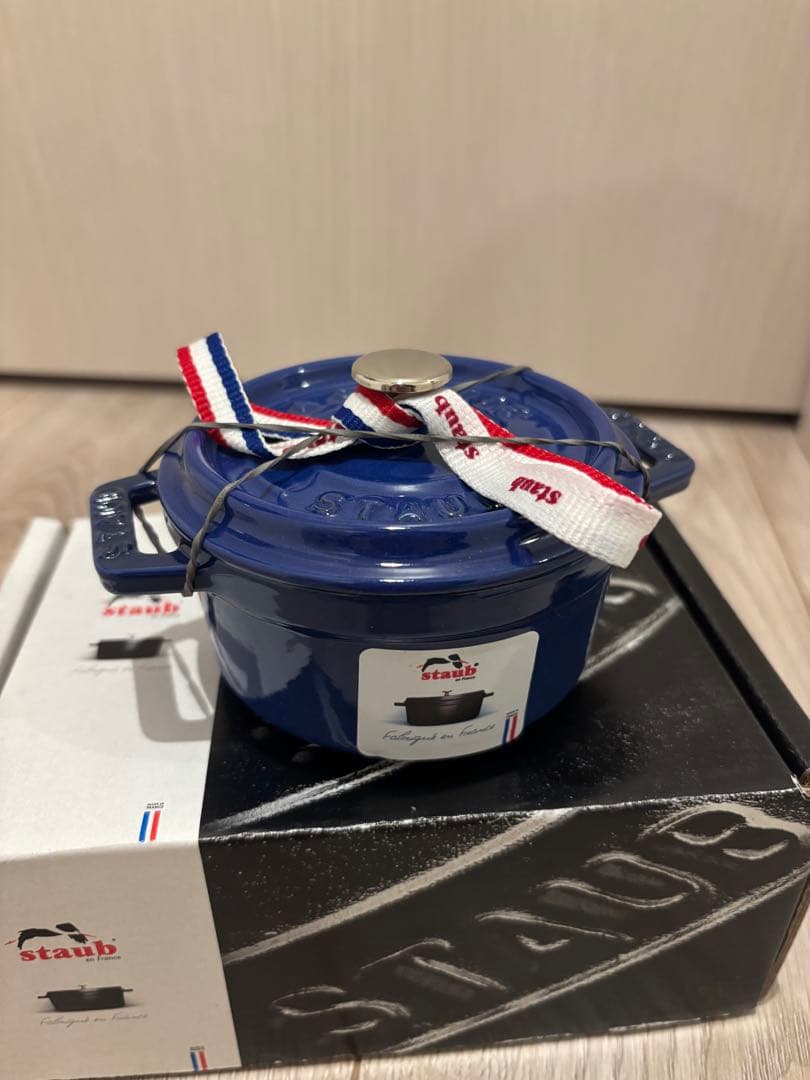 STAUB ラウンドココット ロイヤルブルー