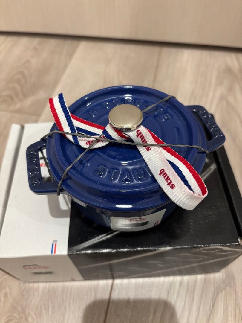 STAUB ラウンドココット ロイヤルブルー