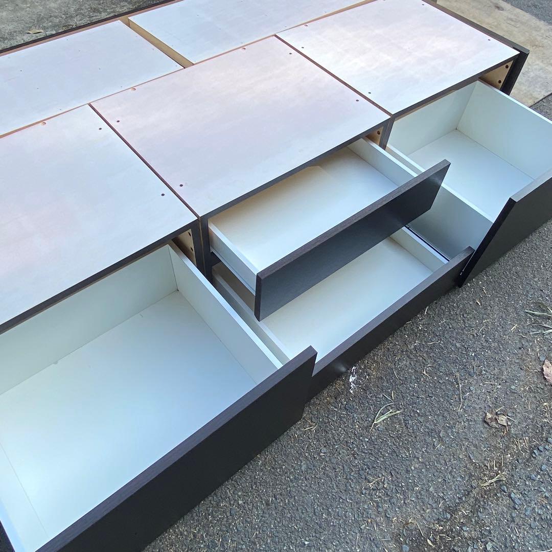 【配送可能地域要確認】ニトリ　シングルベッド 収納付き ジオチェスト