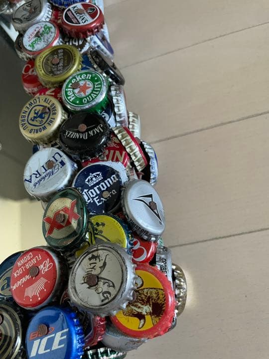 ビール王冠フレーム