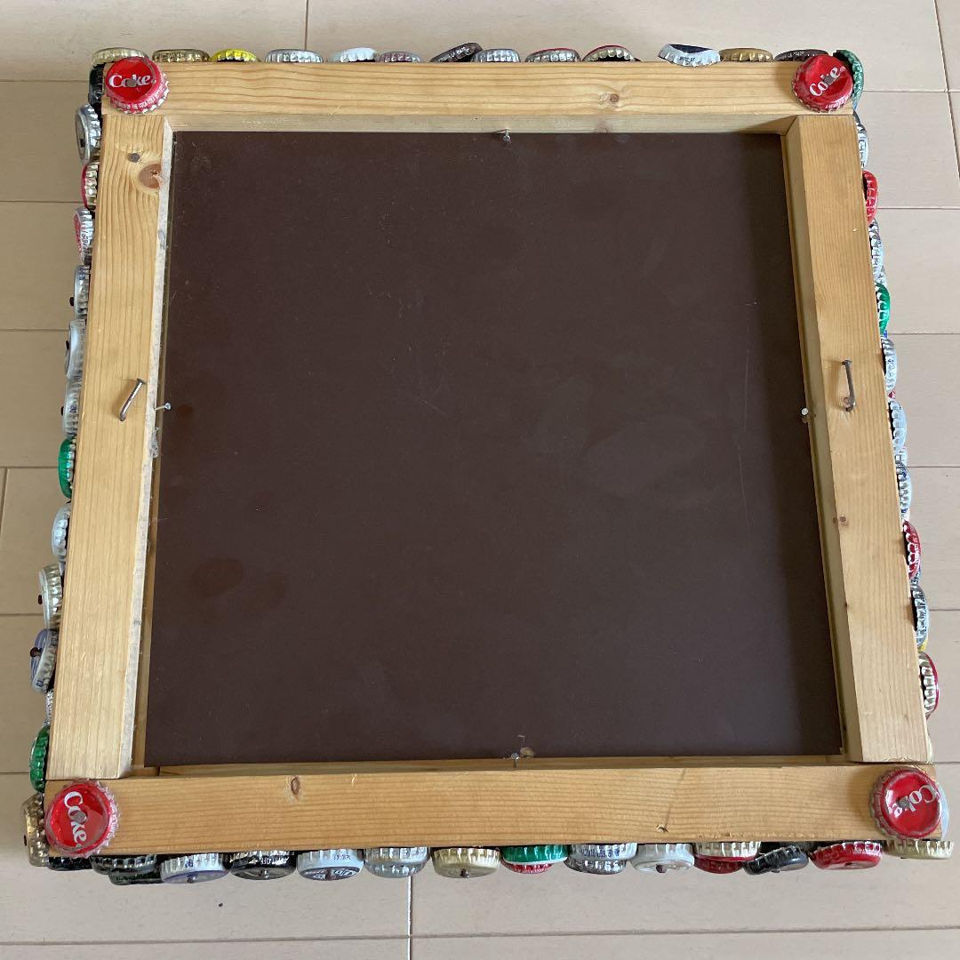 ビール王冠フレーム