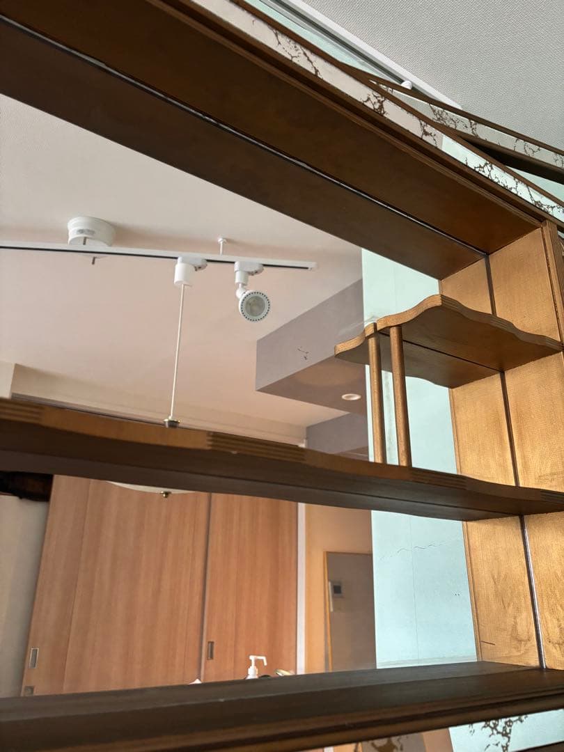 シャドーボックス ミッドセンチュリー ミラー ヴィンテージ サン