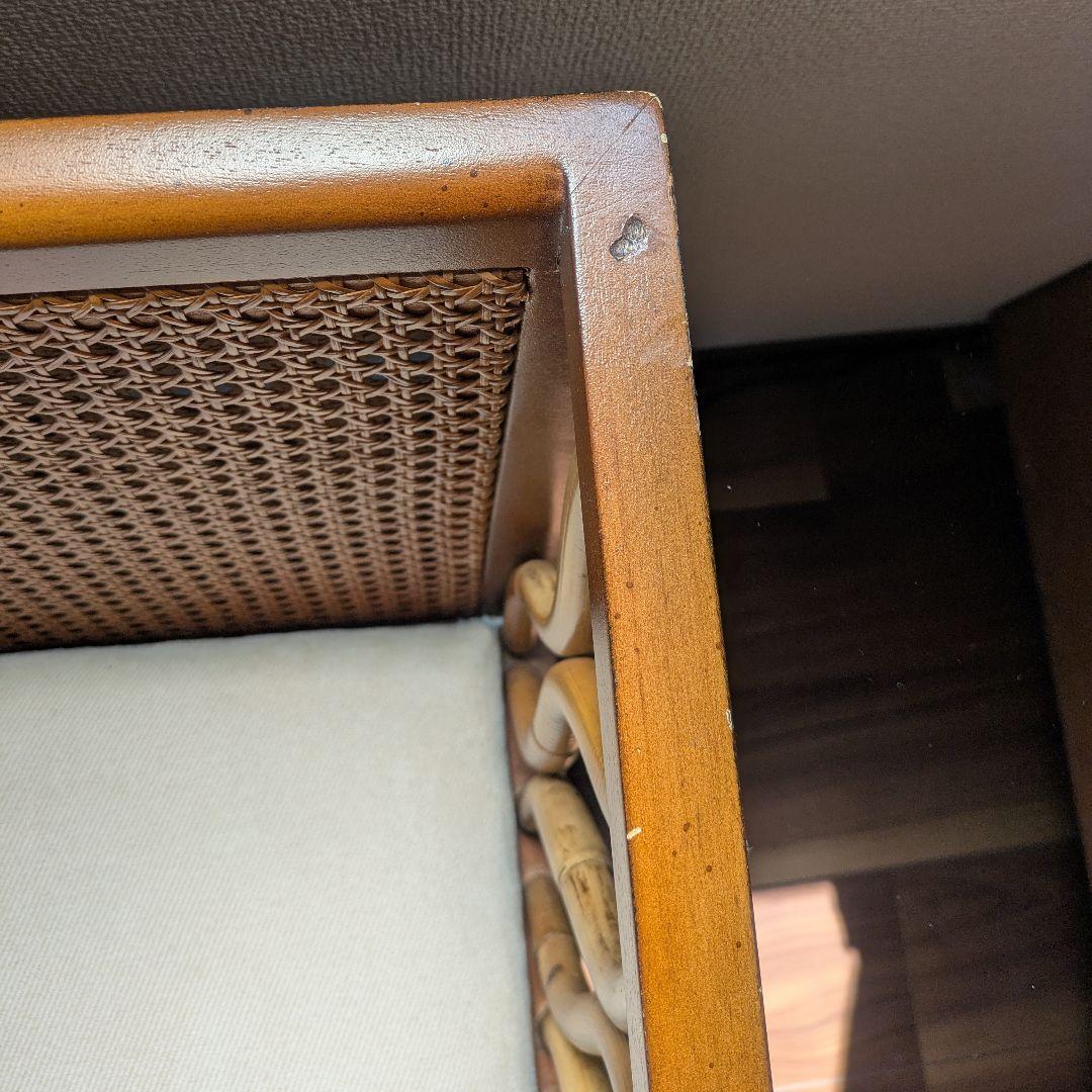 ビンテージ　古道具　ラタン　チェア