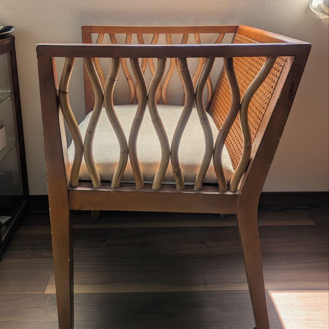 ビンテージ　古道具　ラタン　チェア