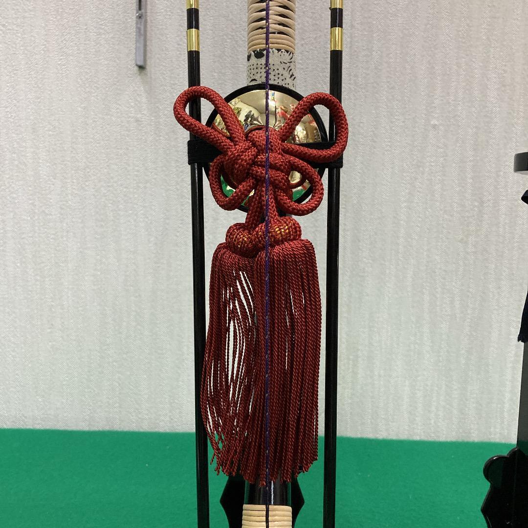 E3　五月人形　弓高さ62㎝位　五月人形弓太刀　五月刀　五月鎧兜飾り