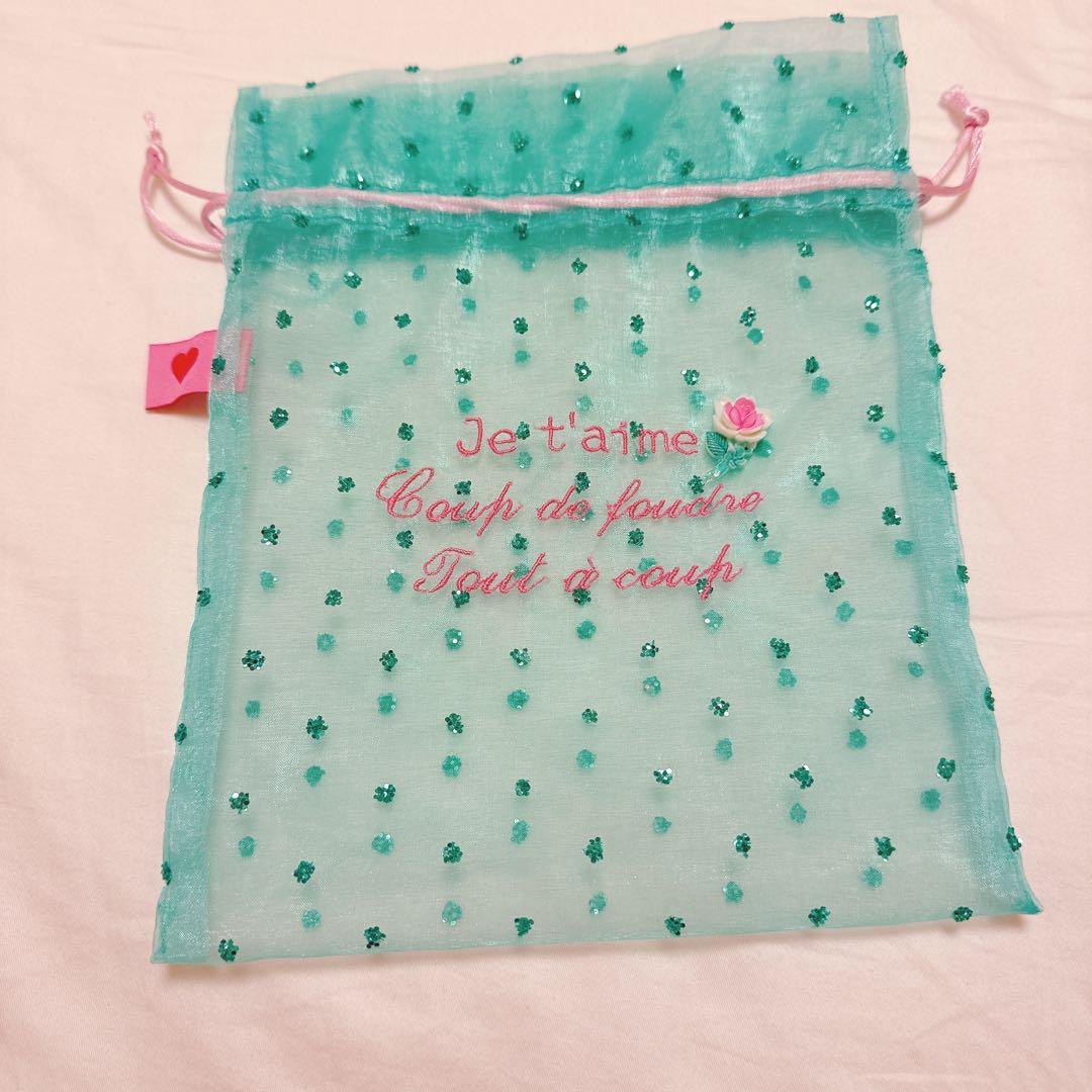 ミチュコケット　michu coquette 巾着　セット