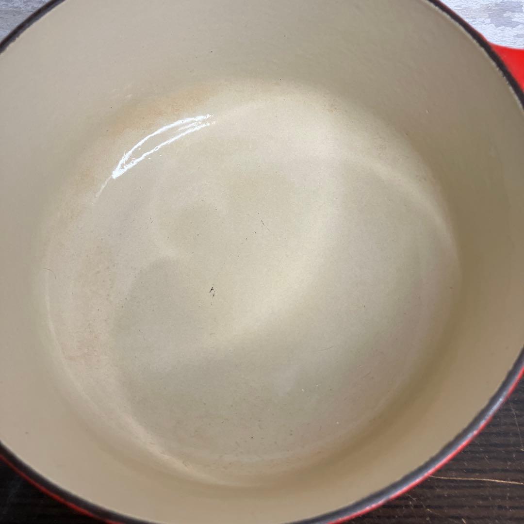 Le Creuset ホーロー 両手鍋 赤 20cm