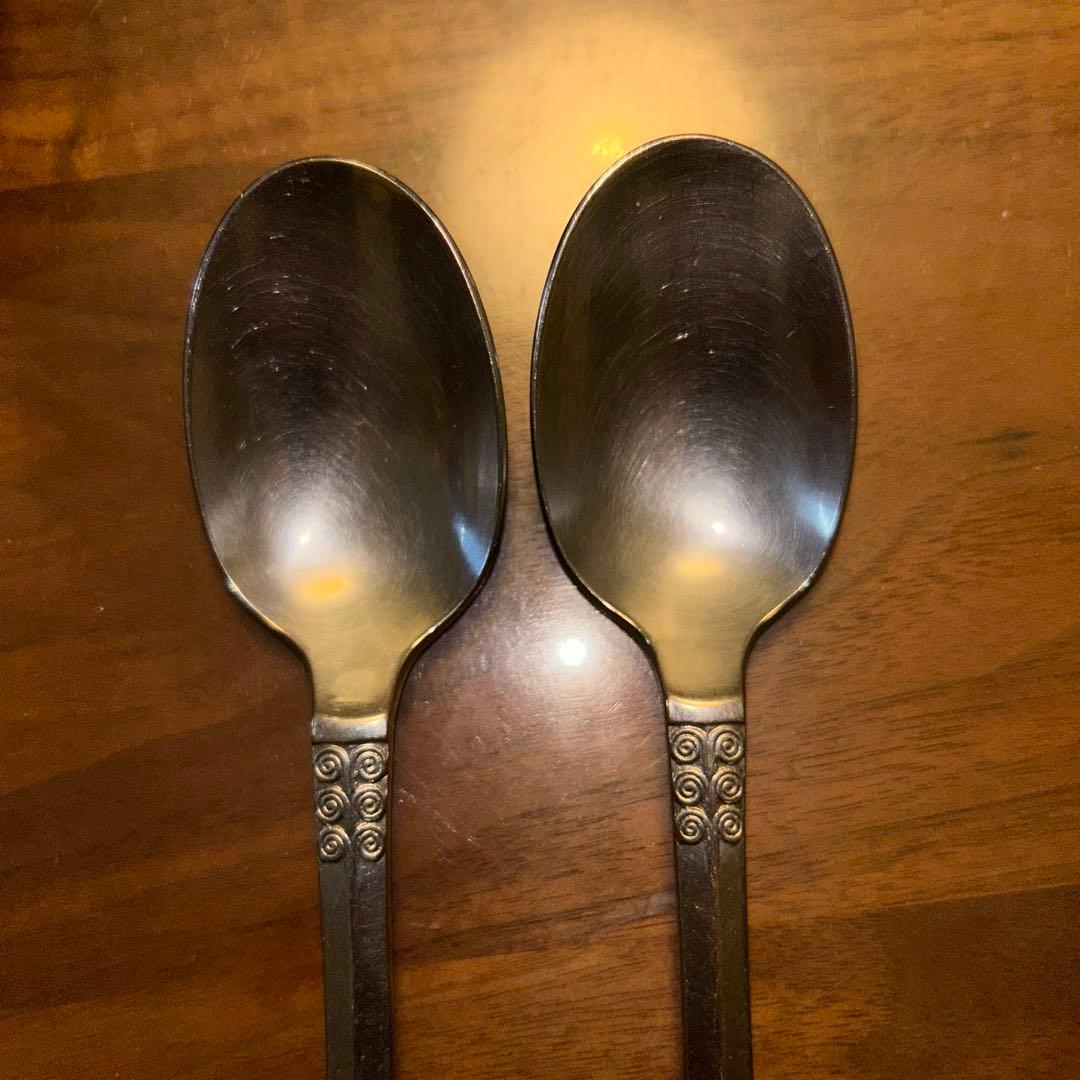【アンティーク】スプーン&お玉＆フライ返し4本セット