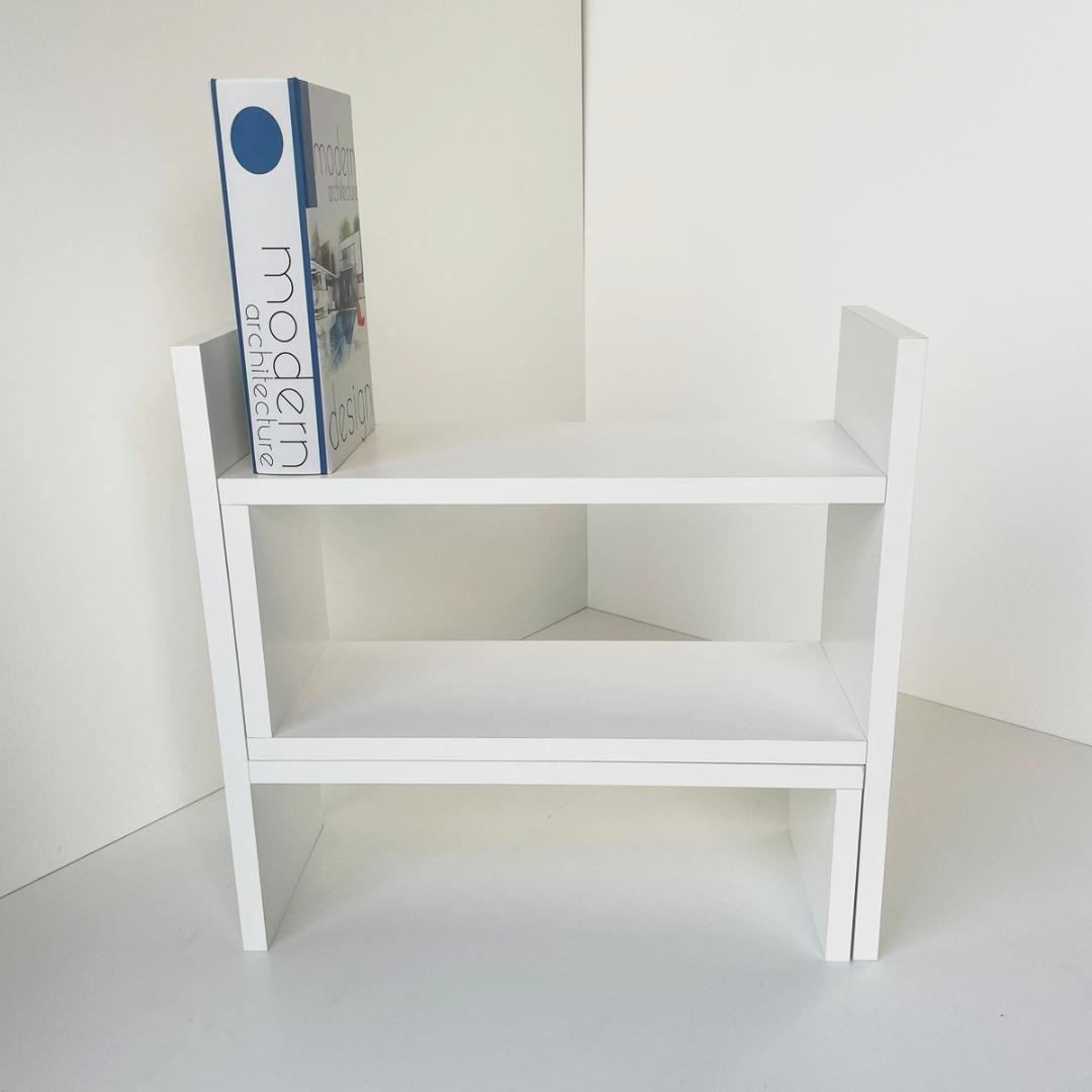 ラック ディスプレイ 雑貨 家具 おしゃれ ホワイト 白色 収納 収納スタンド