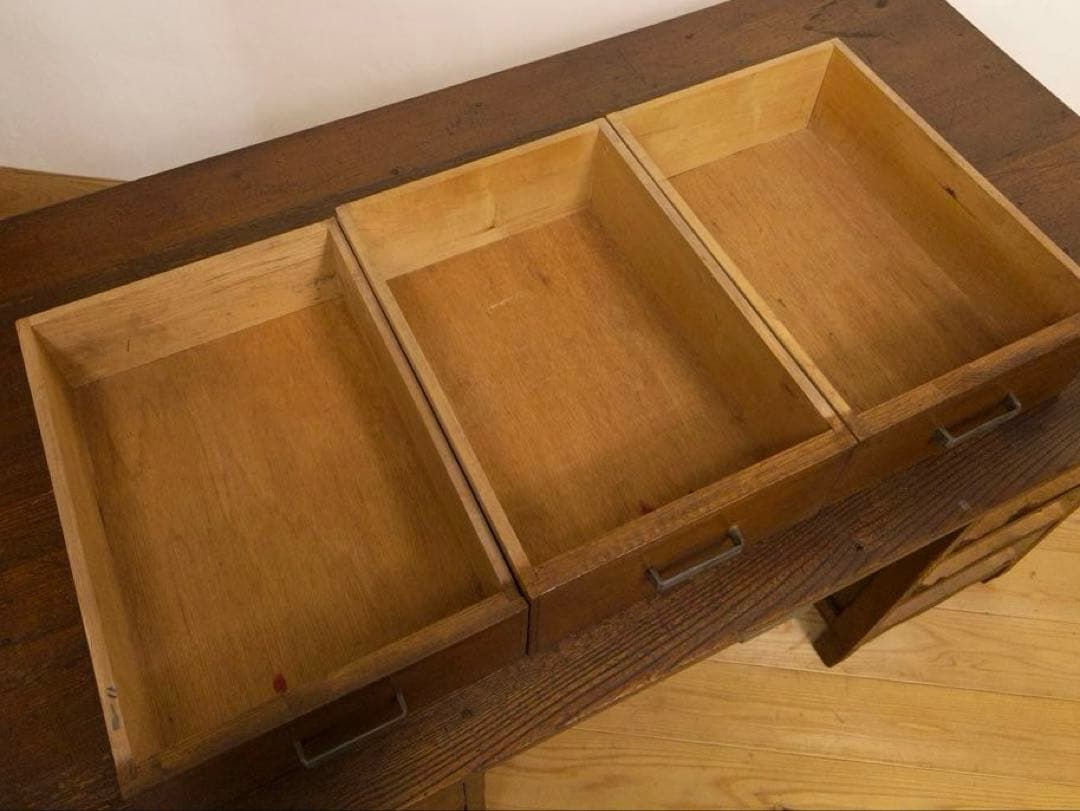 机　デスク　作業机　大きめ　古道具　古家具　ビンテージ　アンティーク　レトロ