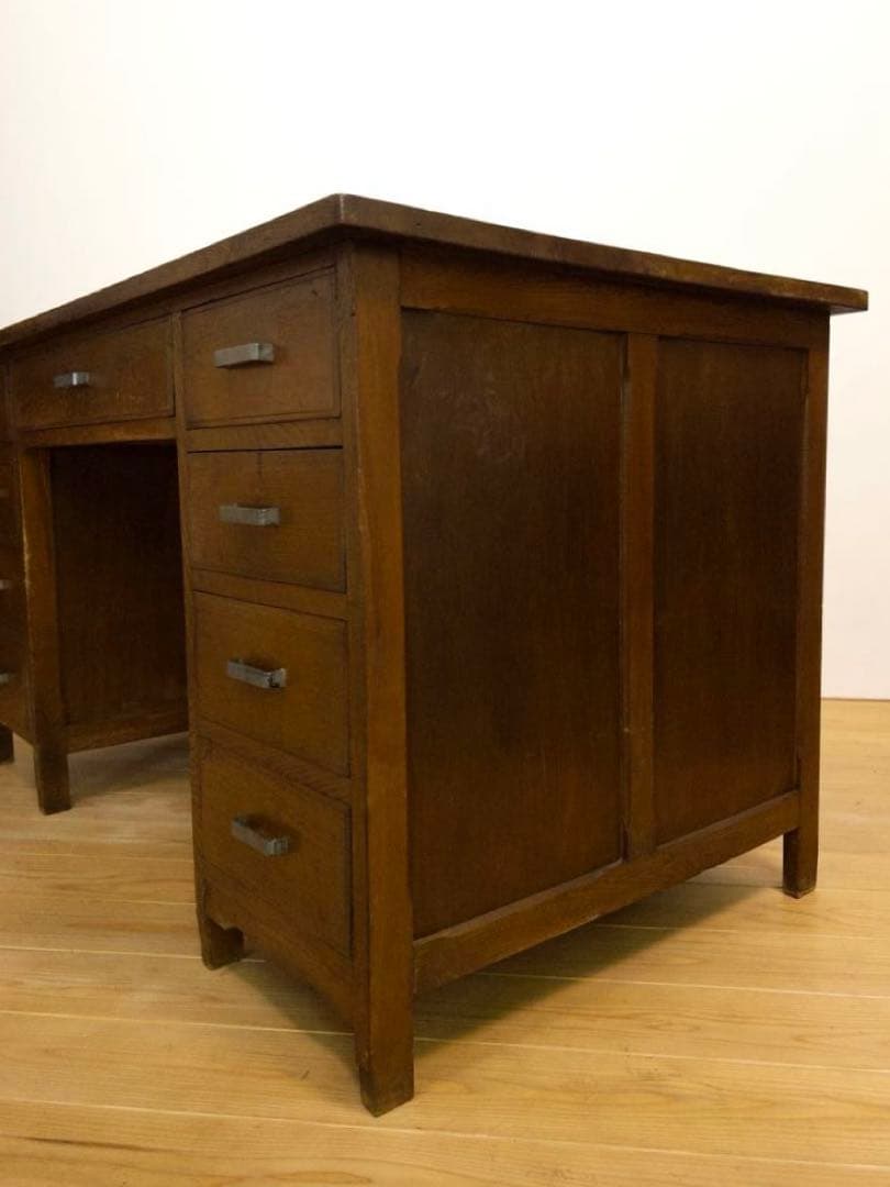 机　デスク　作業机　大きめ　古道具　古家具　ビンテージ　アンティーク　レトロ