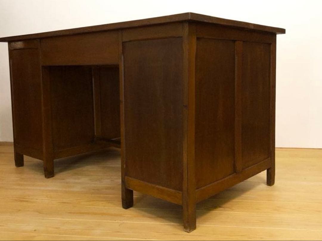 机　デスク　作業机　大きめ　古道具　古家具　ビンテージ　アンティーク　レトロ