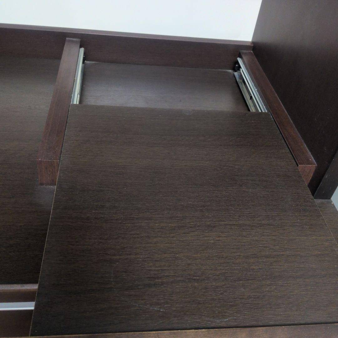 大型 オーク木製高級食器棚 キッチンボード キッチン収納 レンジ台