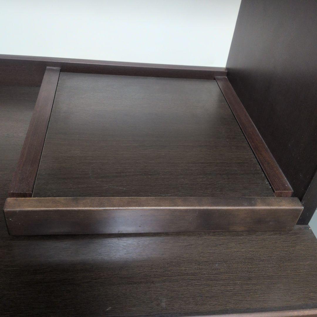 大型 オーク木製高級食器棚 キッチンボード キッチン収納 レンジ台