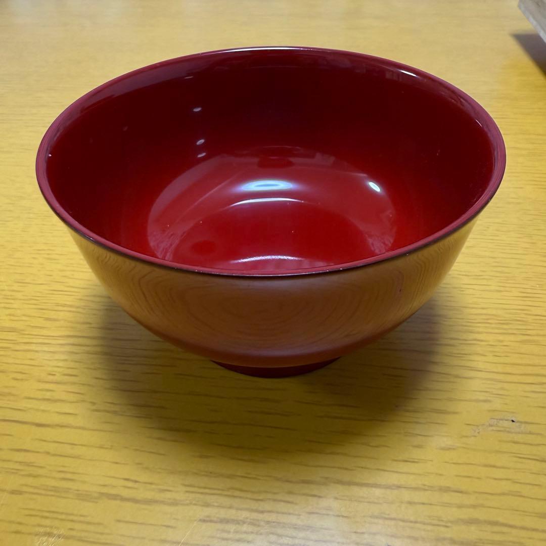 【陰陽五行漆器】火性（赤）の食器セット