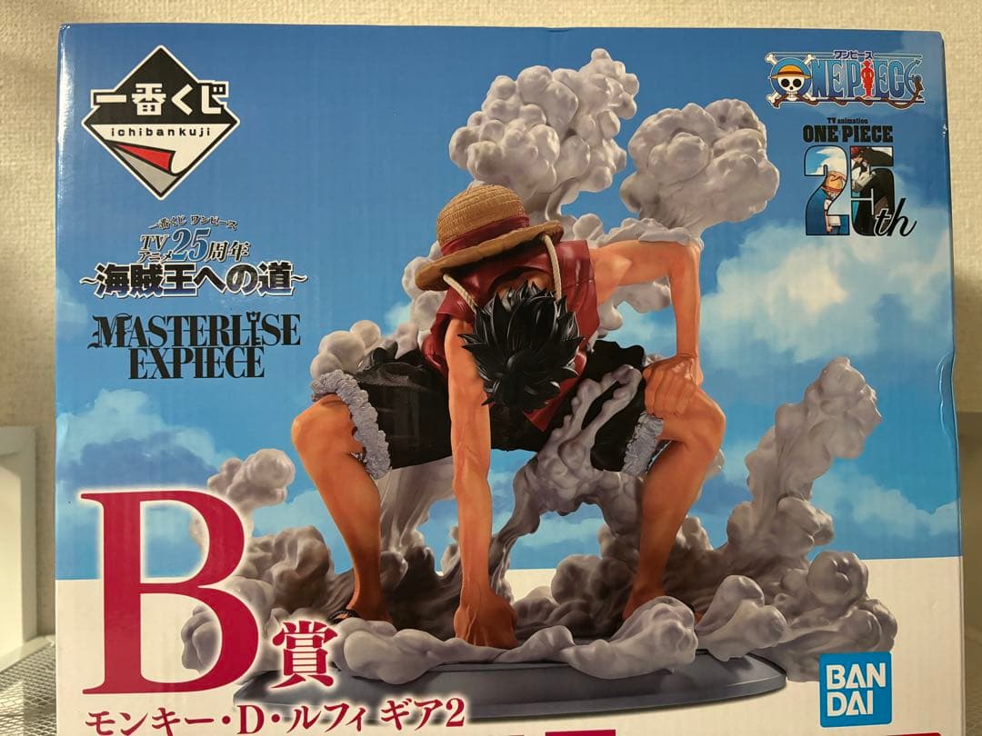 一番くじ　ワンピース　海賊王への道　B賞　ルフィ ギア2 B賞 モンキー・D・ルフィ ギア2 MASTERLISE EXPIECE 一番くじ