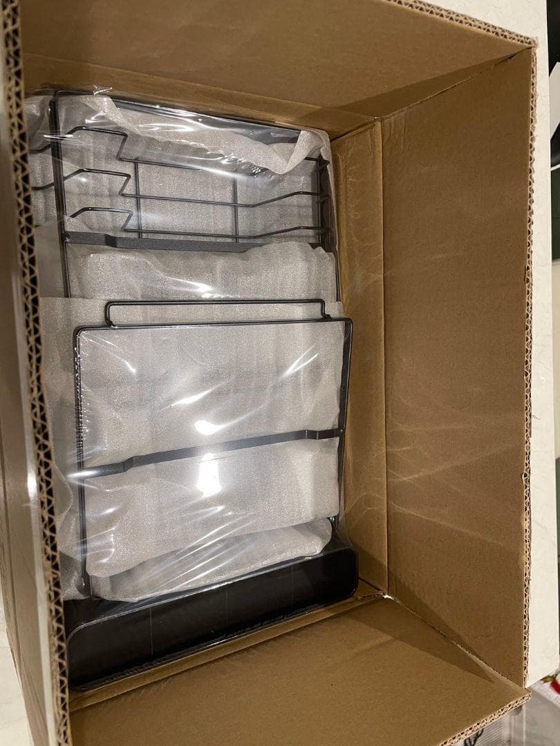 ☆水切りラック☆2段☆ブラック☆整理☆食器☆水切りかご☆水切り☆料理☆キッチン☆