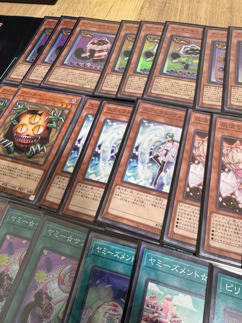 閃刀姫ヤミー デッキ メイン40＋エクストラ スリーブ付き - メルカリ