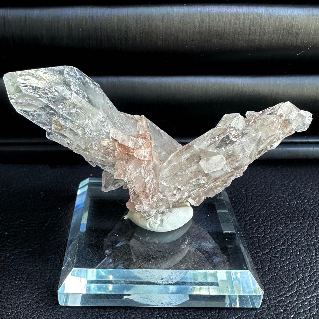 爆レア❗️高透明度❗レインボー♡ピンクレムリアンクォーツクラスター水晶A1364