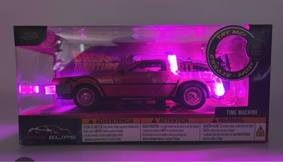 Jada 1/24 pink slips バックトゥーザフューチャー デロリアン - メルカリ