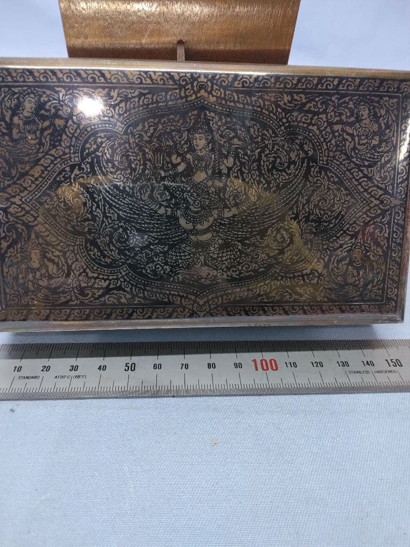 銀製品 タイ国有鉄道 銀製小物入れ 銀製煙草入れ アンティーク
