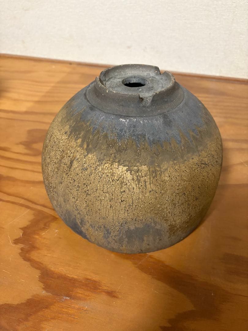 細川 政己 大鉢 yellgreen 希少