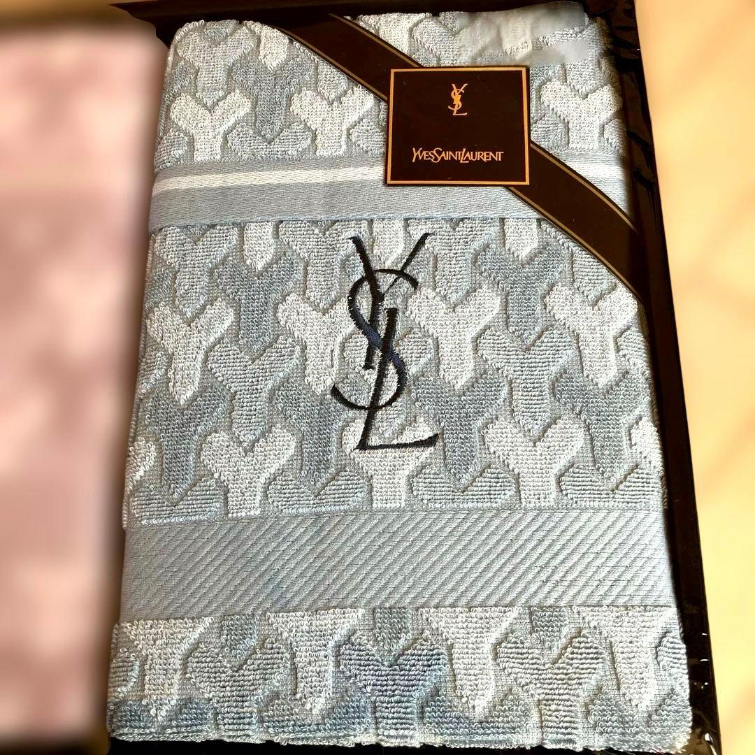 YSL タオルケット　ピンク・ライトブルー 2枚