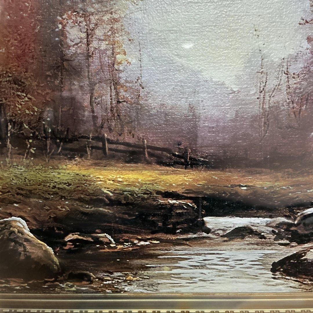 絵画 複製名画 ロバート・ウッド F-6号「10月の朝 」 - メルカリ