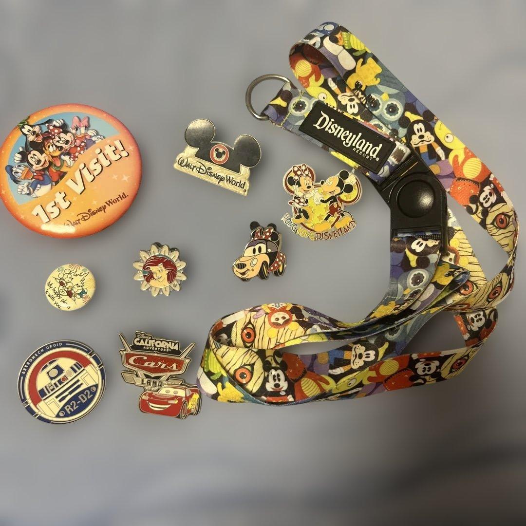 最終値下げ 海外ディズニーワールド ピンバッジ&缶バッチ 8個セット