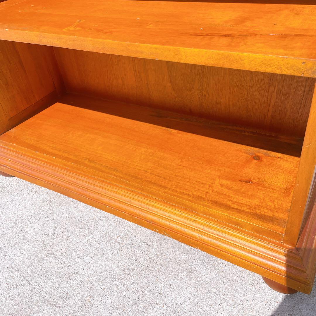 【美品送料込】イギリス アンティーク本棚 チーク材 ブックシェルフ