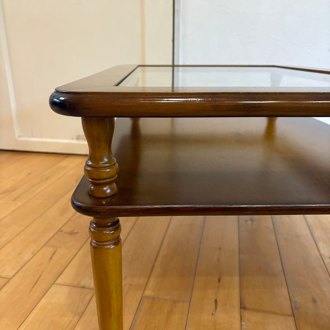 ☆昭和レトロ☆アンティーク　コレクションテーブル　ニチハン　コーヒーテーブル