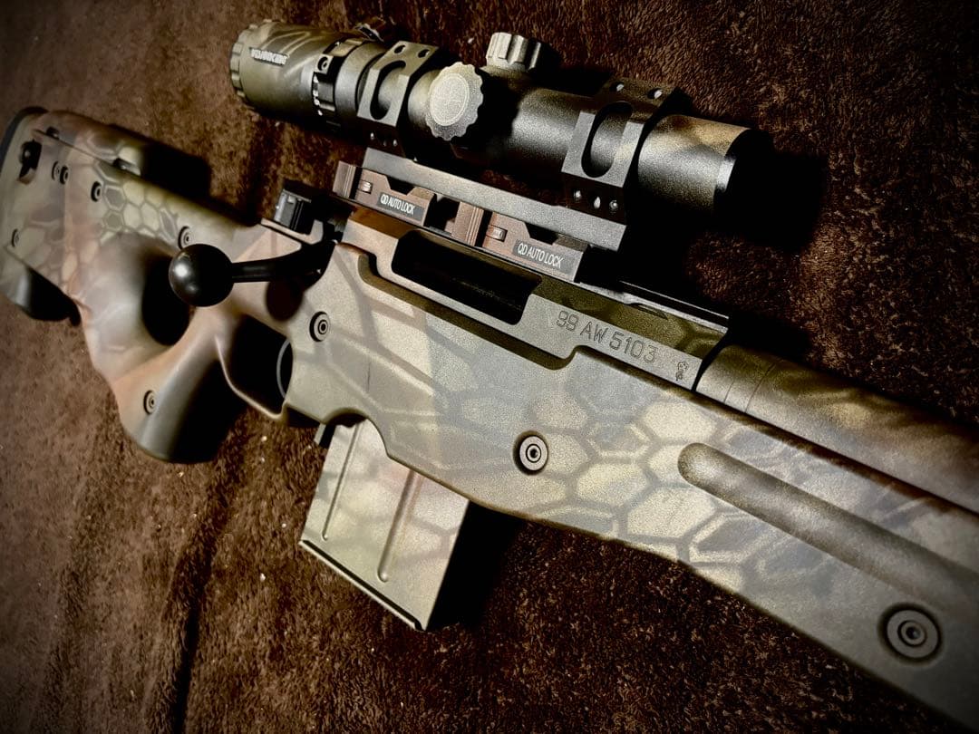 東京マルイ L96 AWS スナイパーカスタム クリプテック迷彩 マン