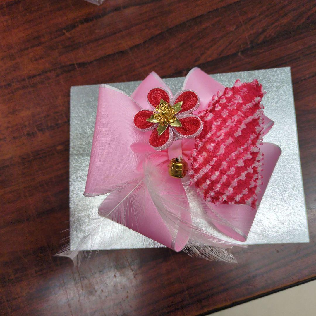 七五三 はこせこセット16.5センチ未使用タグ付き　オレンジ