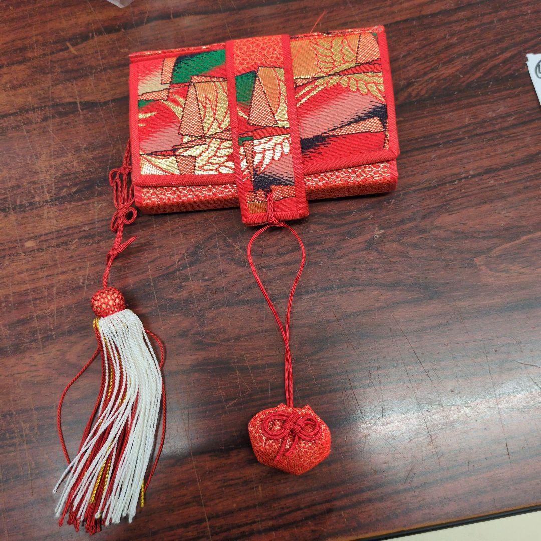 七五三 はこせこセット16.5センチ未使用タグ付き　オレンジ