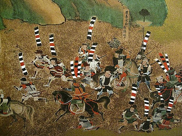 希少 #レア #NHK #賤ヶ岳合戦図屏風 #複製画 #一隻 #大河鎧兜日本刀