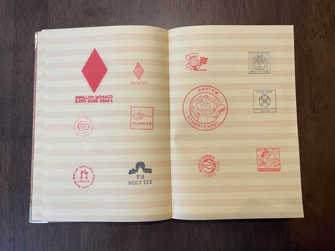 2025年大阪万博スタンプ、サイン帳　希少