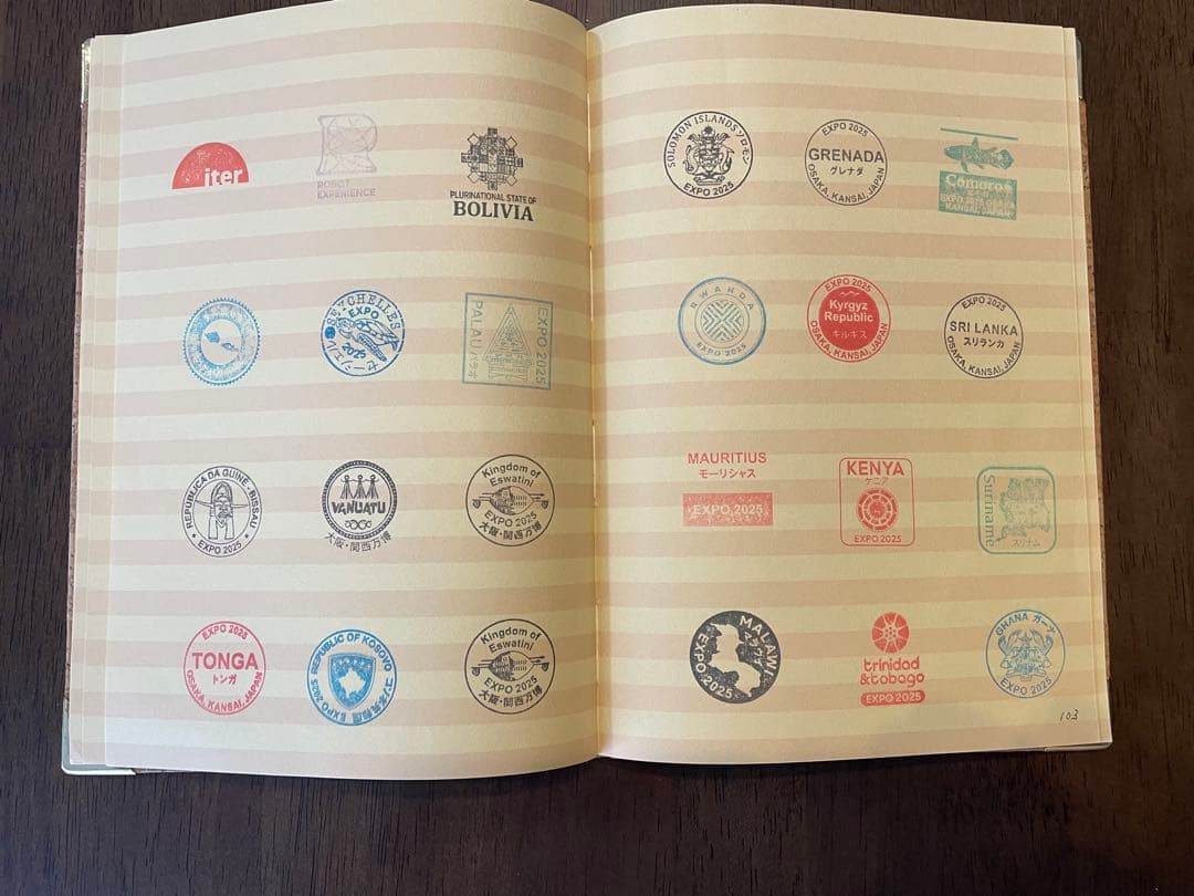 2025年大阪万博スタンプ、サイン帳　希少