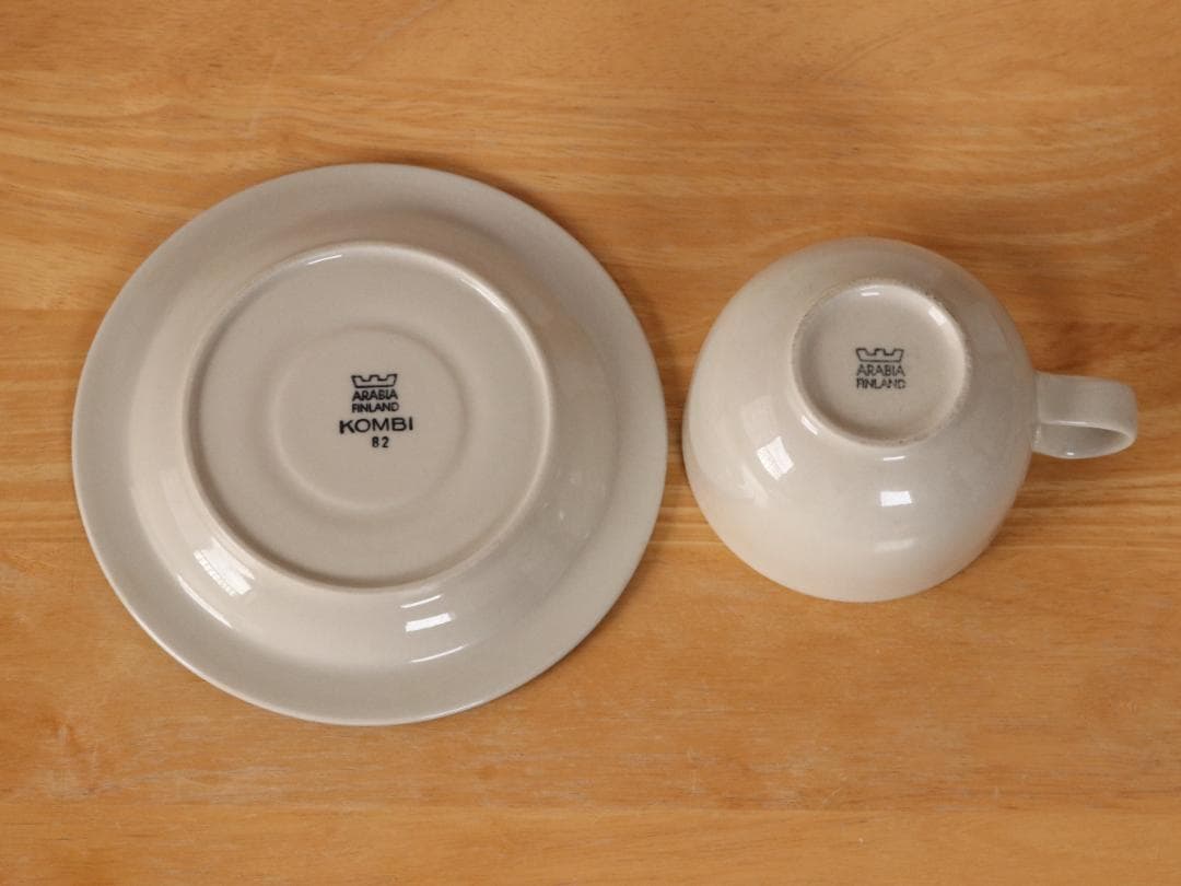 ARABIA コンビ Kombi　ティー/コーヒートリオ1客 北欧ヴィンテージ