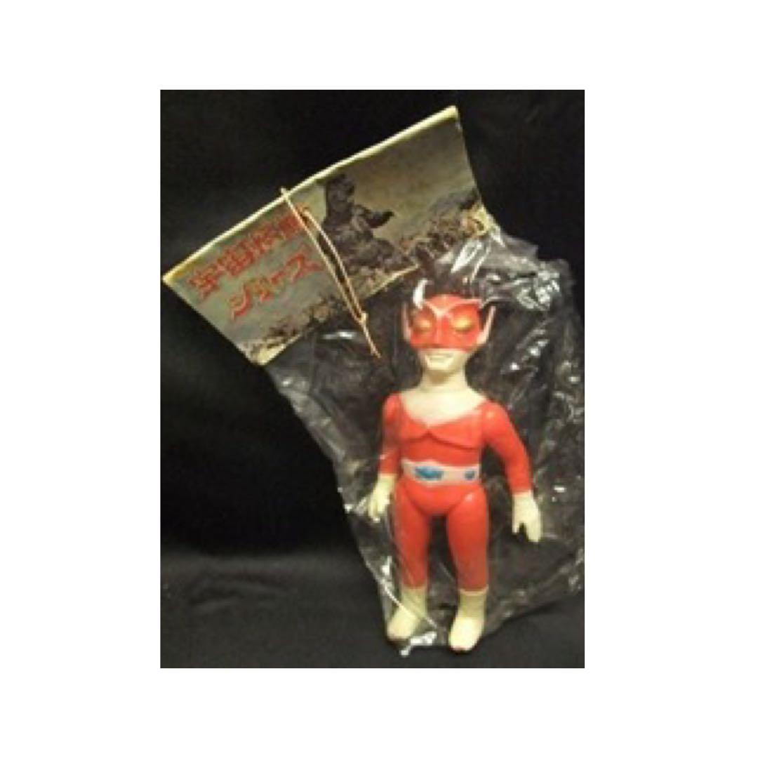 激レア 無版権 レッドマン パチ ソフビ ブルマァク マルサン ベア