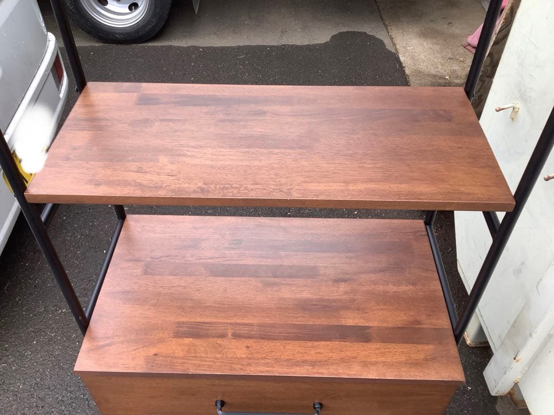 あずき様専用 幅74cm ニトリ チェストラック ダンテ2 ディスプレイ