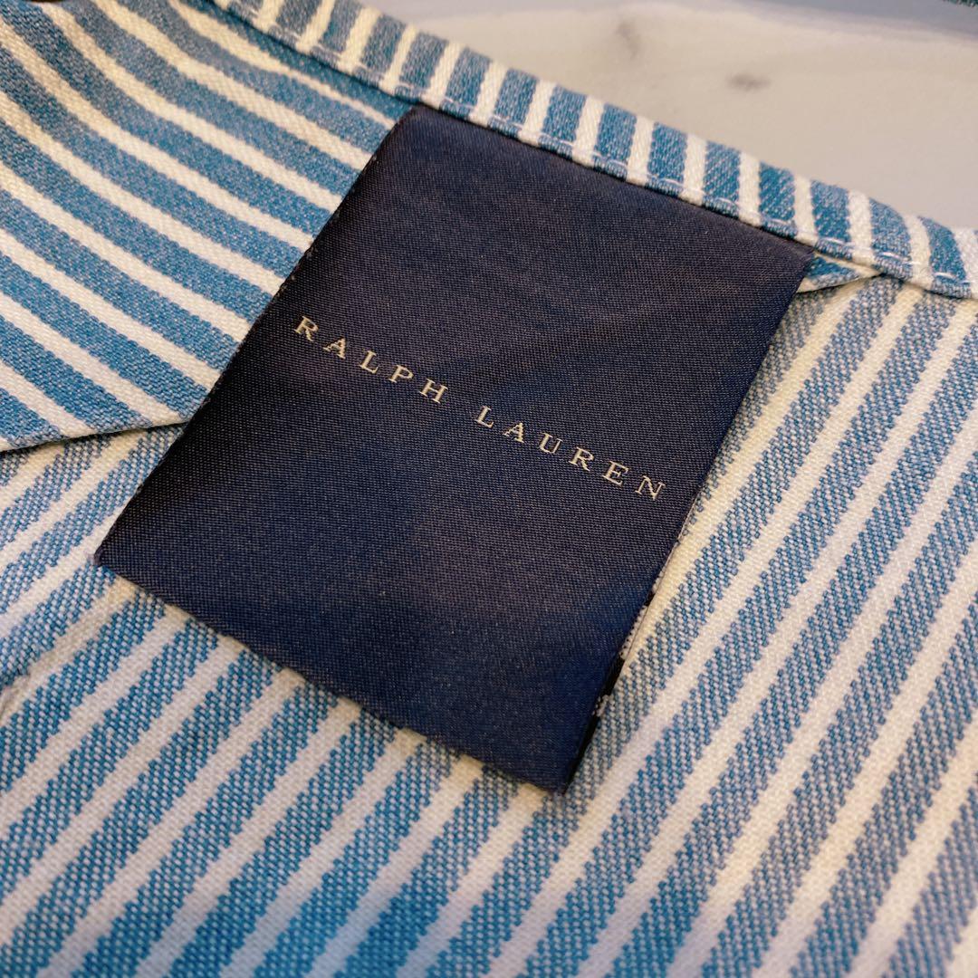 Ralph Lauren ラルフローレン ヒッコリーエプロン ストライプ デニム