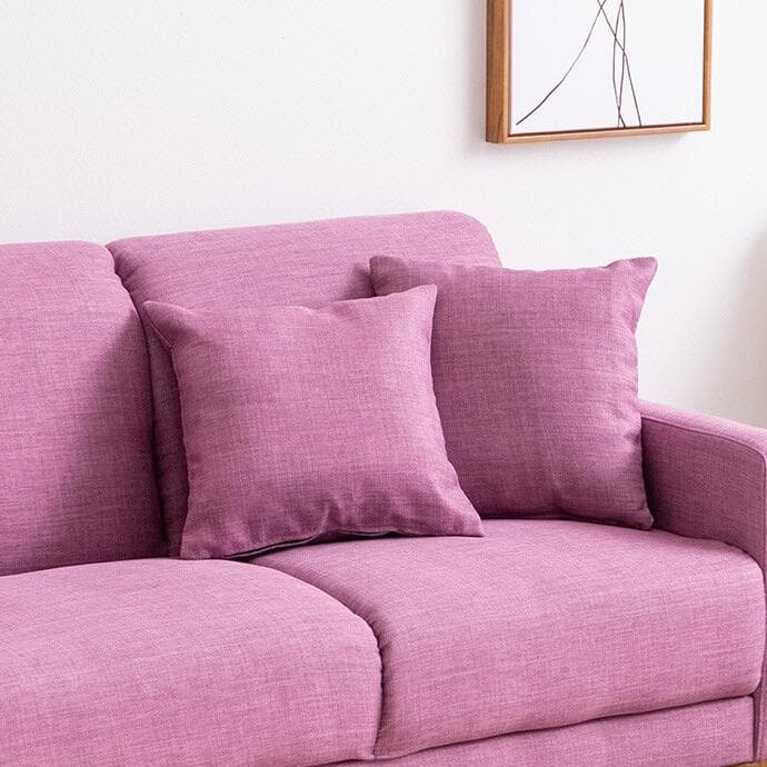 2人掛けソファ コンパクトタイプ ピンク系 幅110