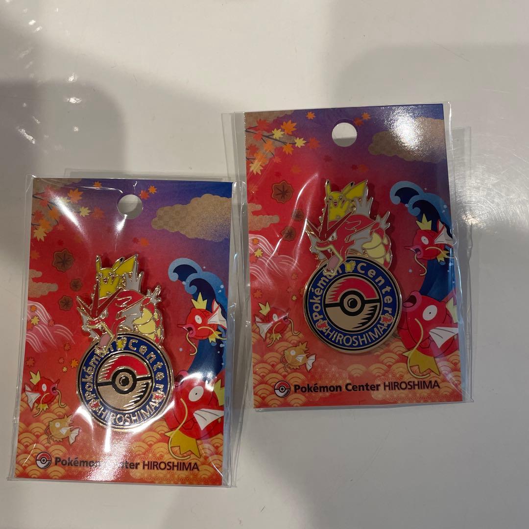 限定販売】ポケモンセンターヒロシマ 広島 ロゴピンズ 赤いギャラドス