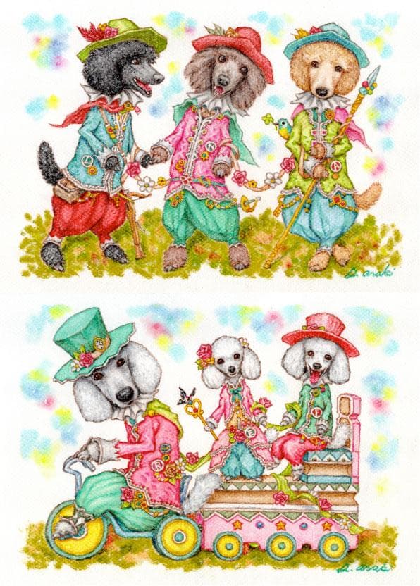 Rebecca Lowell Art 1995 鯨の親子 ハワイ