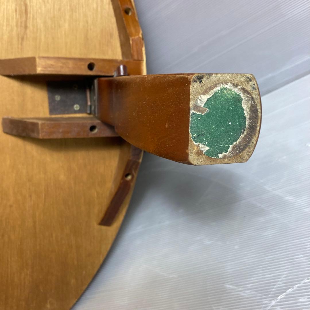 レトロ　ちゃぶ台　木製　折りたたみ　90センチ