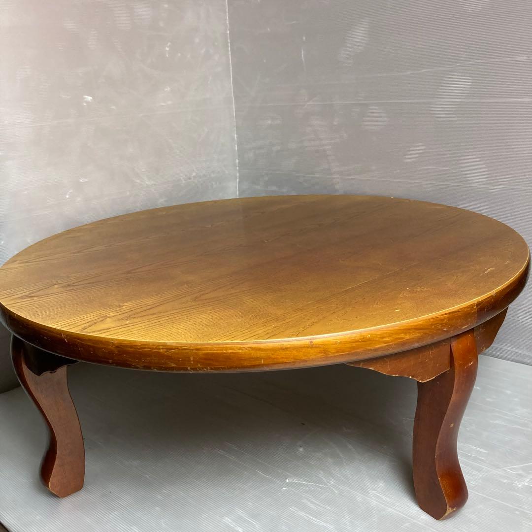 レトロ　ちゃぶ台　木製　折りたたみ　90センチ