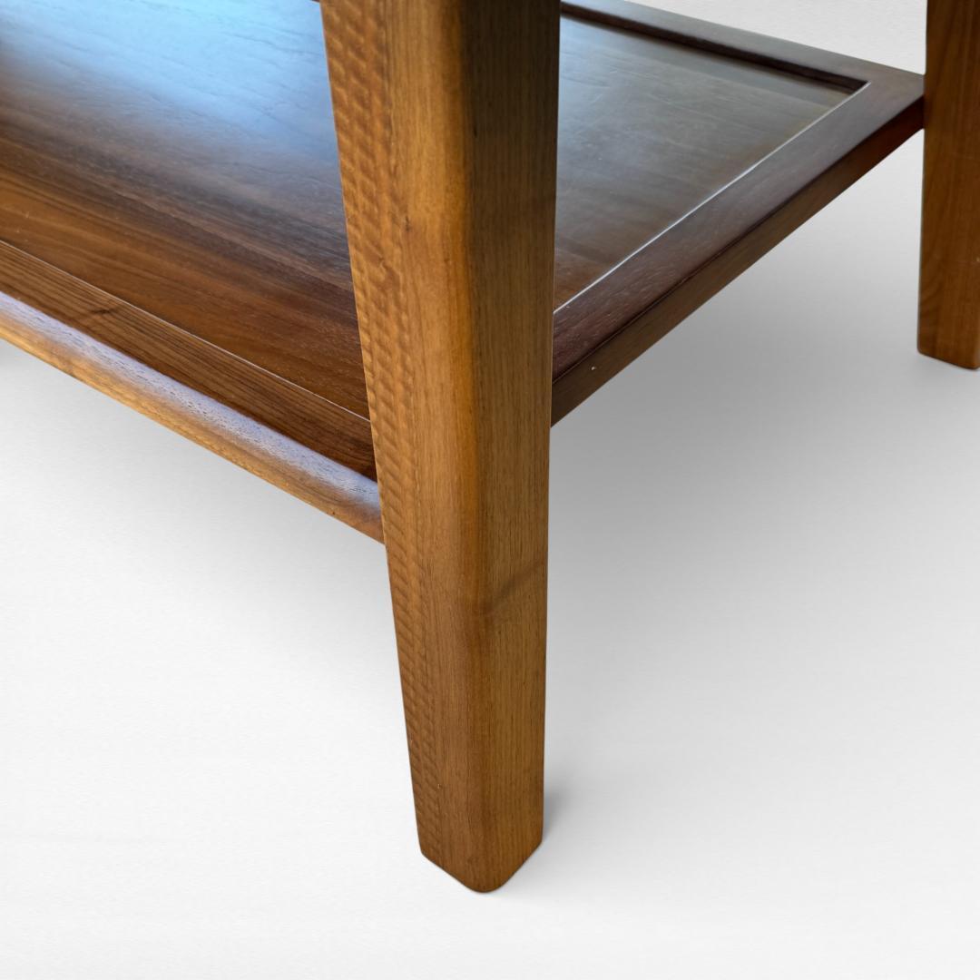 大川家具 無垢材 BRUNO ウォールナット センターテーブル115 引出し付