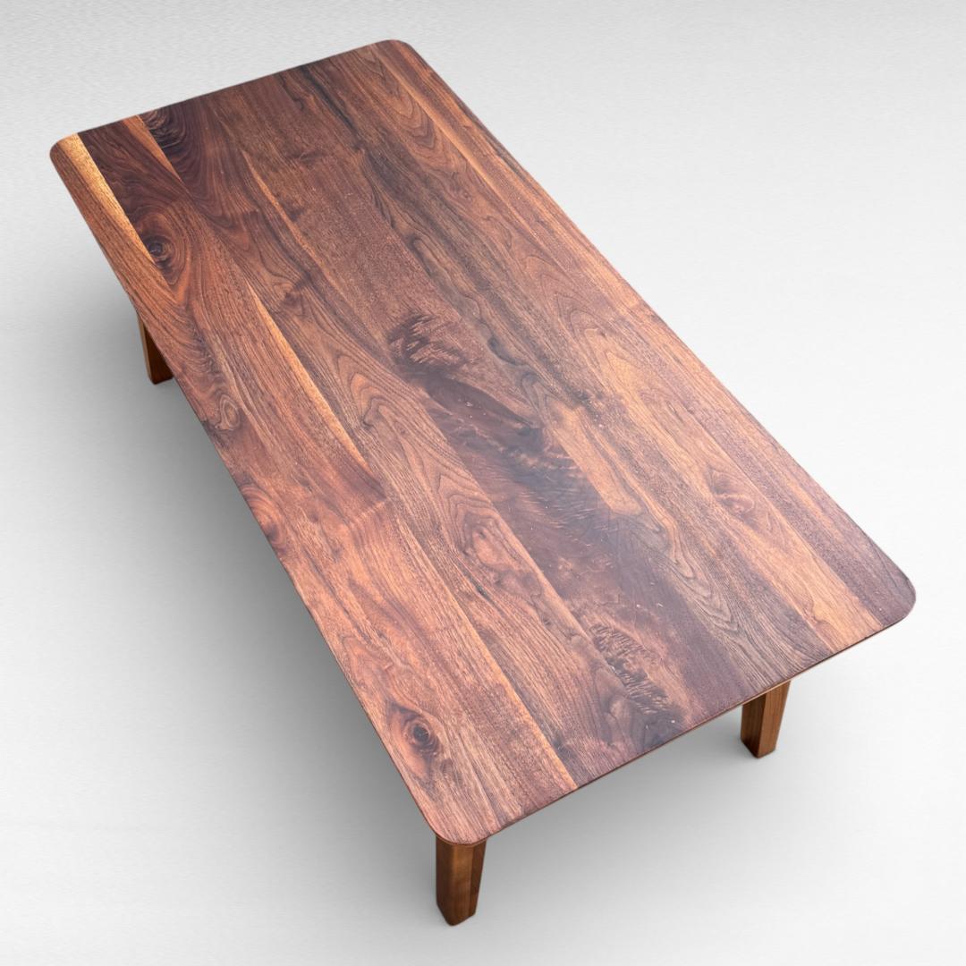 大川家具 無垢材 BRUNO ウォールナット センターテーブル115 引出し付