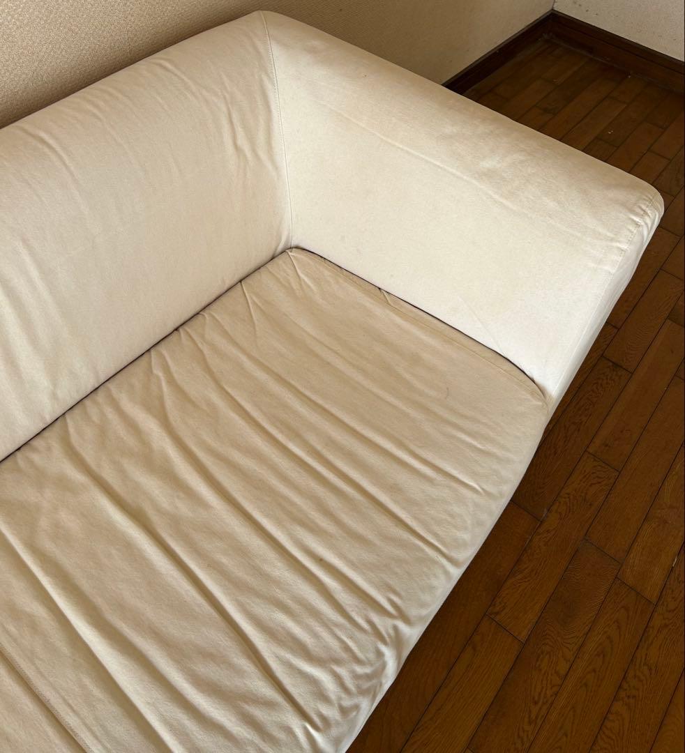 ドリームベット　ホワイトきなり　3人掛けソファ　幅188cm