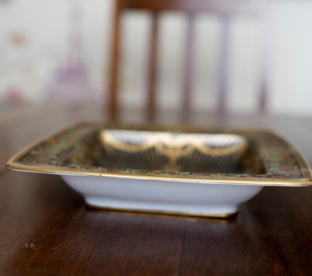 ロイヤルウースター フルーツ画四方皿